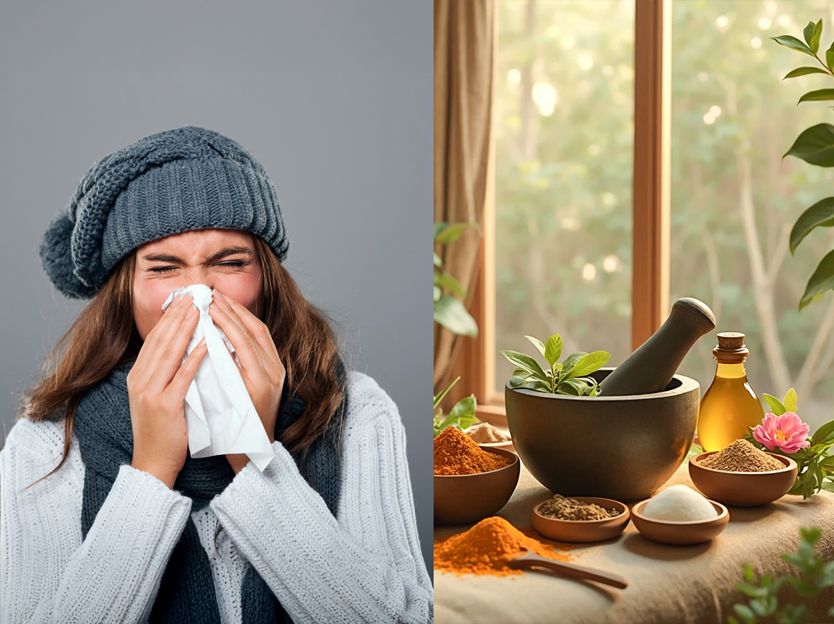 How to Get Rid of a Cold using Ayurveda